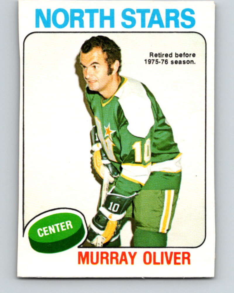 1975-76 O-Pee-Chee #335 Murray Oliver Minnesota North Stars V6706