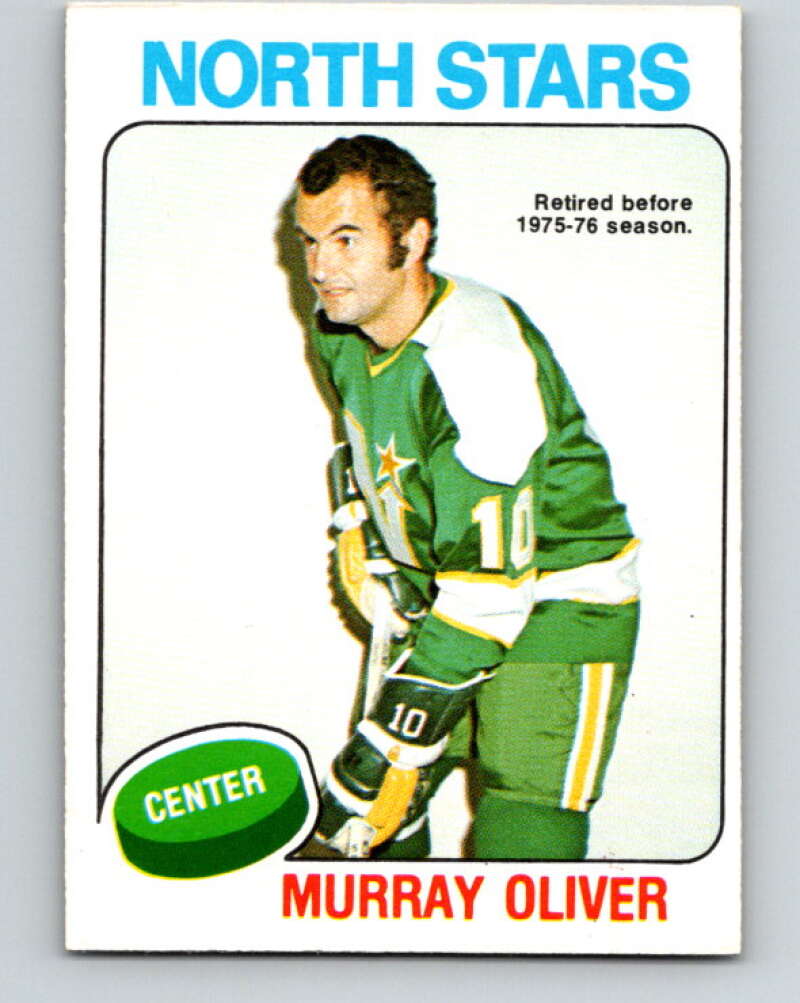 1975-76 O-Pee-Chee #335 Murray Oliver Minnesota North Stars V6708
