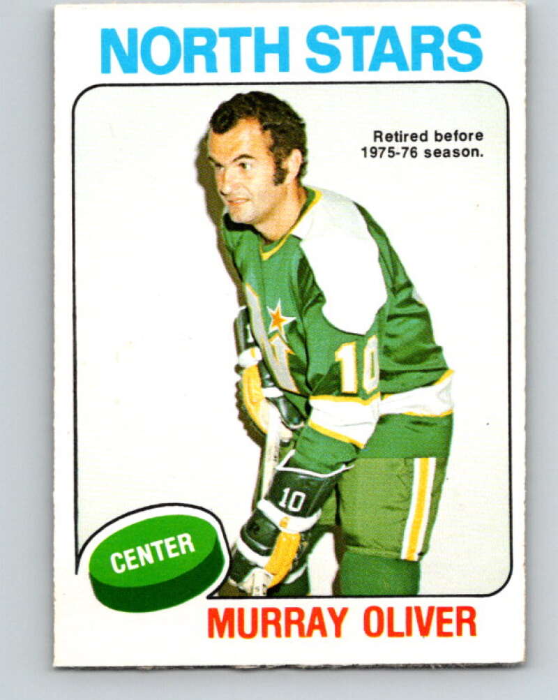 1975-76 O-Pee-Chee #335 Murray Oliver Minnesota North Stars V6709