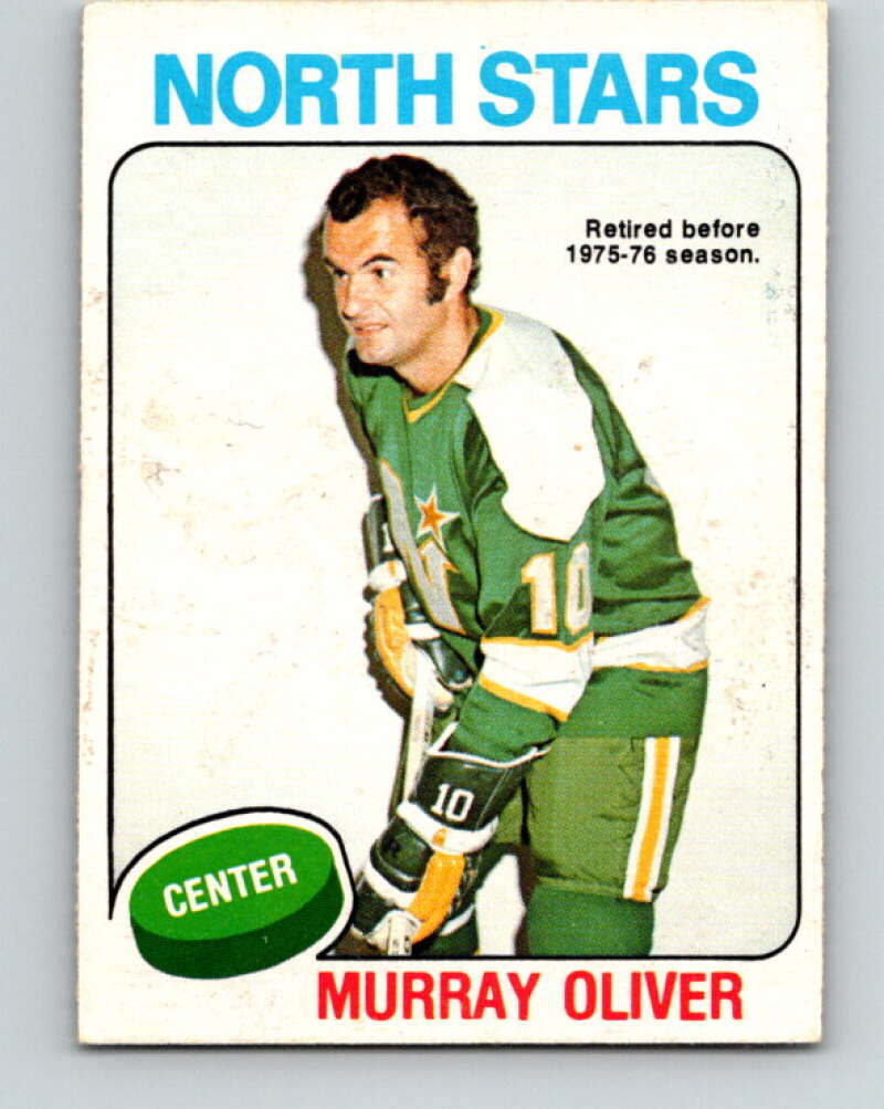 1975-76 O-Pee-Chee #335 Murray Oliver Minnesota North Stars V6710