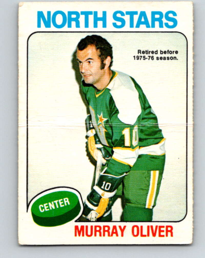 1975-76 O-Pee-Chee #335 Murray Oliver Minnesota North Stars V6711