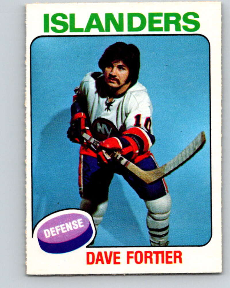 1975-76 O-Pee-Chee #336 Dave Fortier New York Islanders V6712