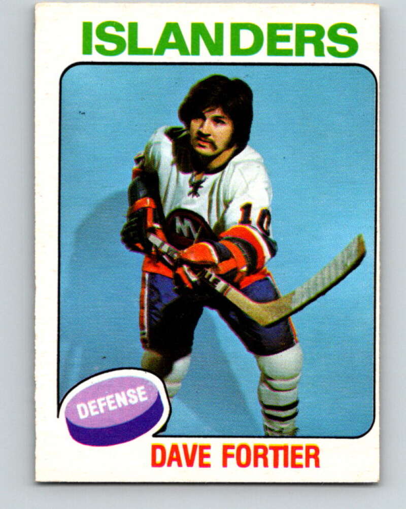 1975-76 O-Pee-Chee #336 Dave Fortier New York Islanders V6713