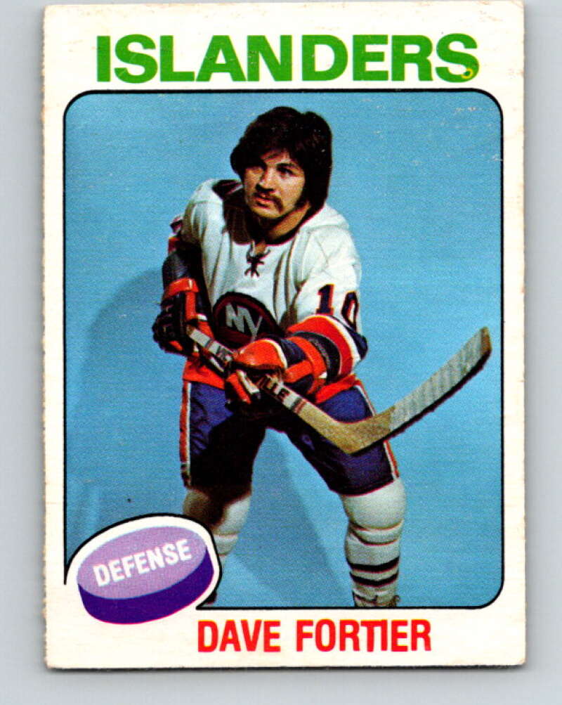 1975-76 O-Pee-Chee #336 Dave Fortier New York Islanders V6714