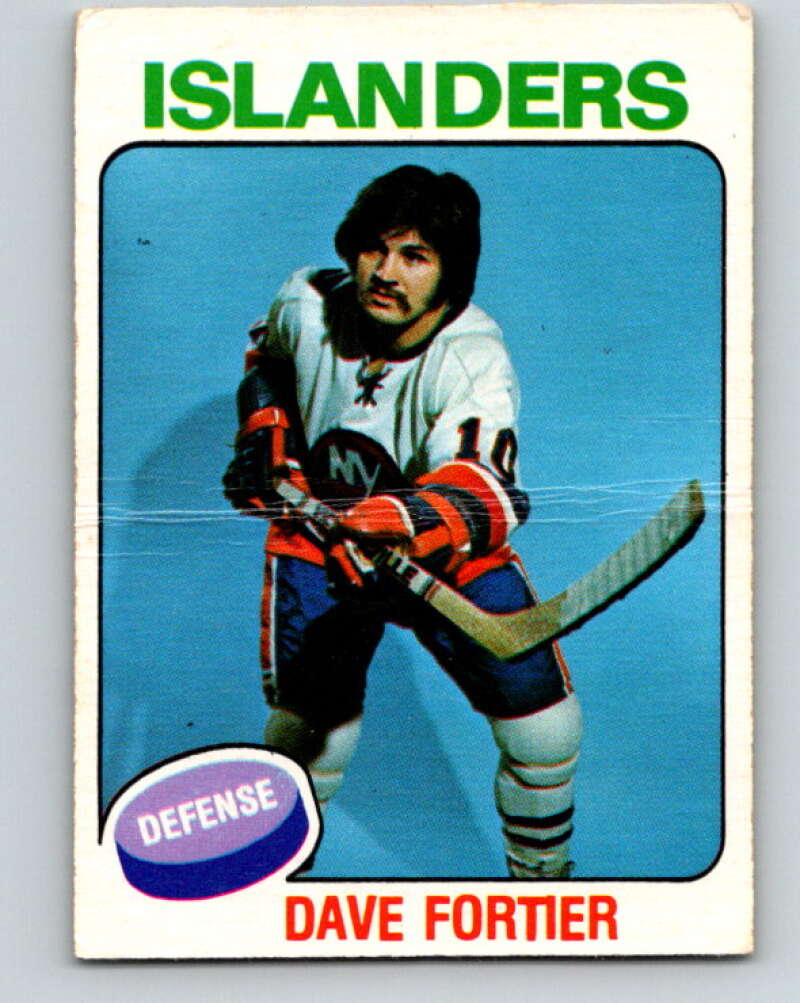 1975-76 O-Pee-Chee #336 Dave Fortier New York Islanders V6715