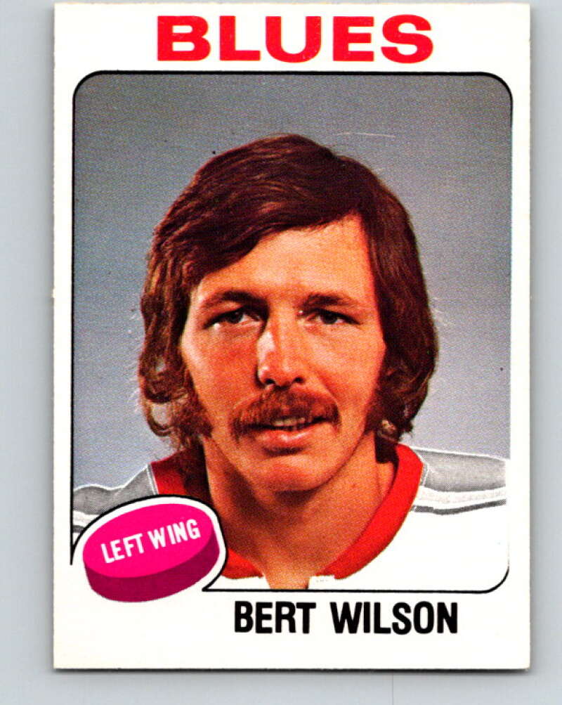 1975-76 O-Pee-Chee #338 Bert Wilson St. Louis Blues V6724