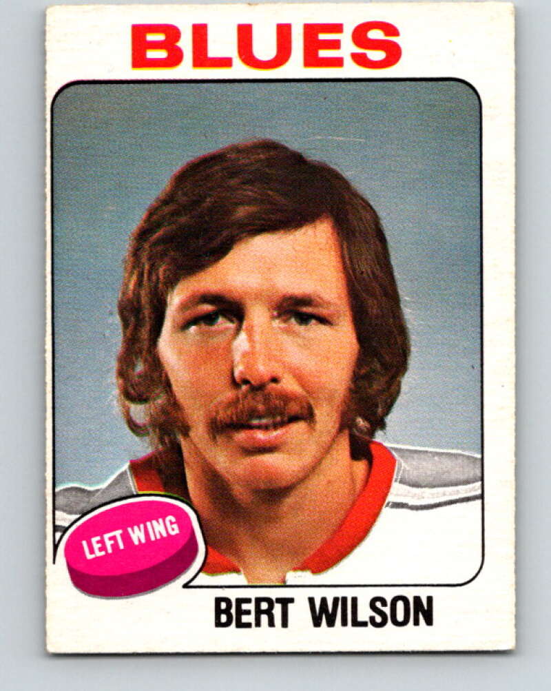 1975-76 O-Pee-Chee #338 Bert Wilson St. Louis Blues V6726