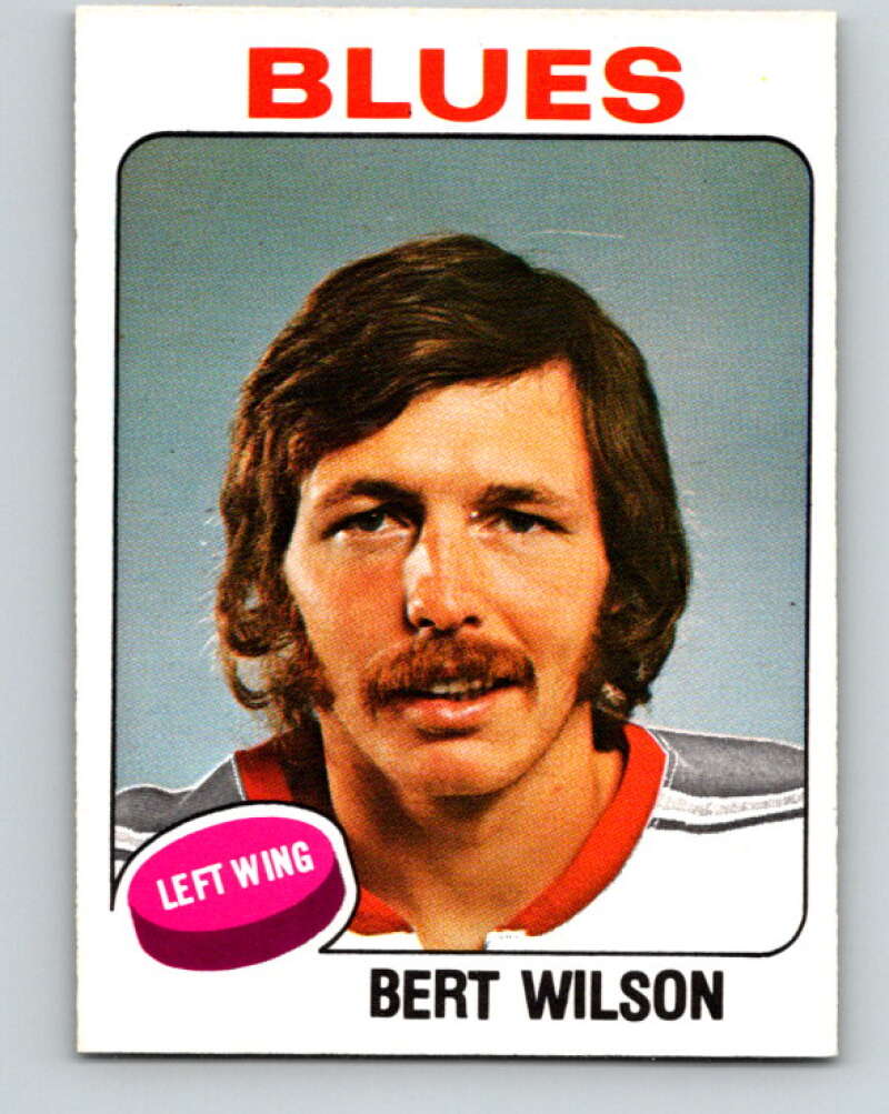 1975-76 O-Pee-Chee #338 Bert Wilson St. Louis Blues V6727