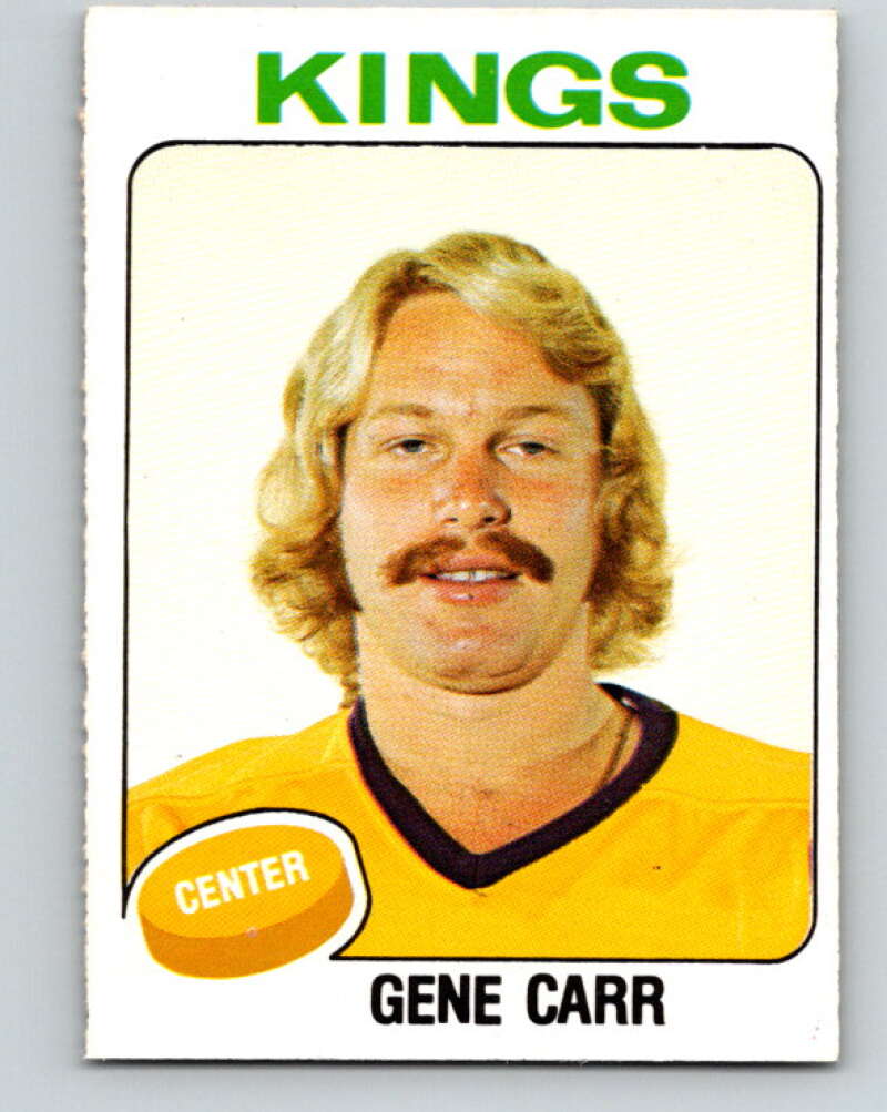 1975-76 O-Pee-Chee #343 Gene Carr Los Angeles Kings V6739
