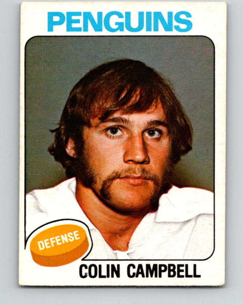 1975-76 O-Pee-Chee #346 Colin Campbell RC Rookie Pittsburgh Penguins V6747
