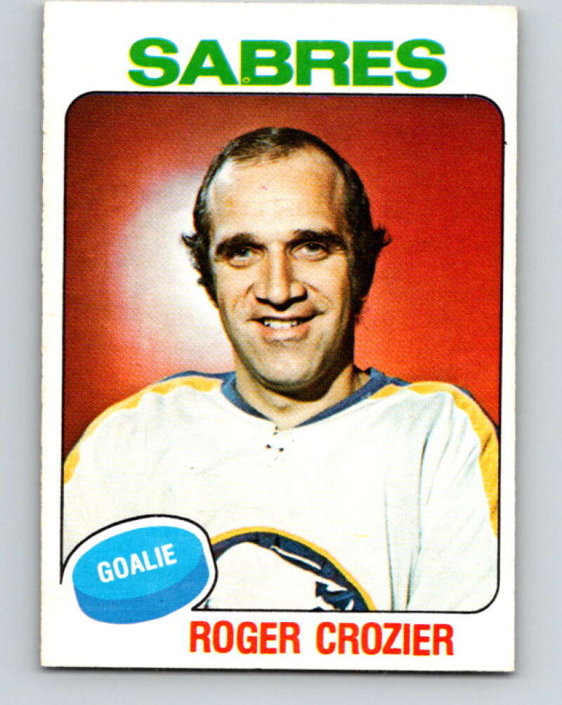 1975-76 O-Pee-Chee #350 Roger Crozier Buffalo Sabres V6759