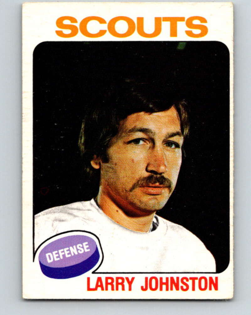 1975-76 O-Pee-Chee #352 Larry Johnston Kansas City Scouts V6767