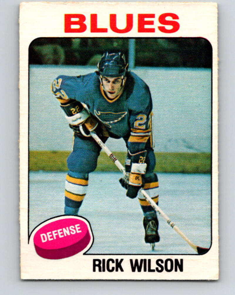 1975-76 O-Pee-Chee #356 Rick Wilson St. Louis Blues V6781