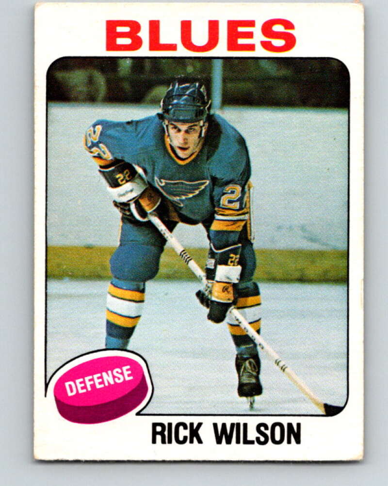 1975-76 O-Pee-Chee #356 Rick Wilson St. Louis Blues V6782