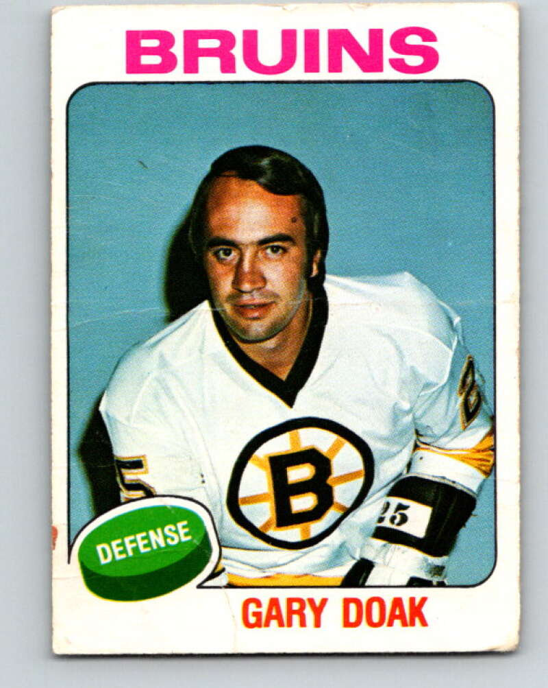1975-76 O-Pee-Chee #358 Gary Doak Boston Bruins V6791