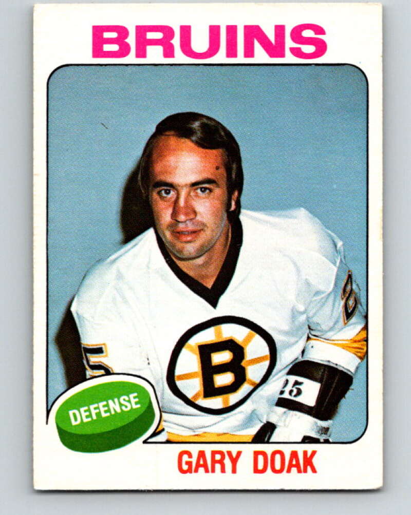 1975-76 O-Pee-Chee #358 Gary Doak Boston Bruins V6792