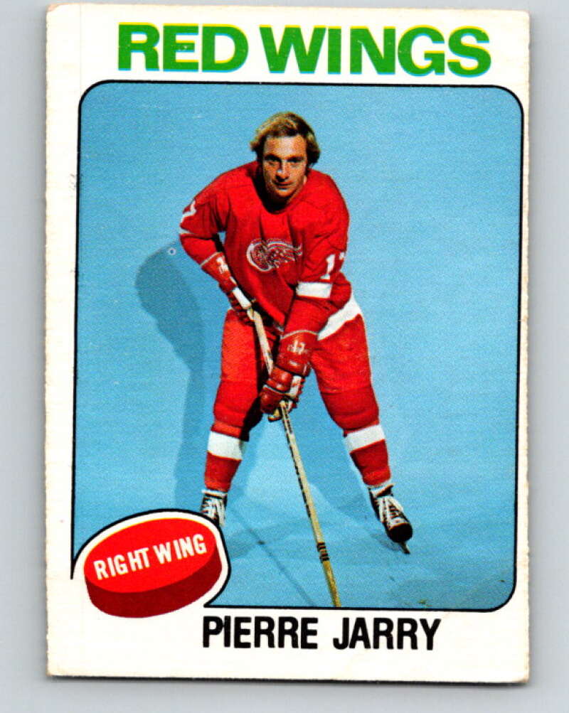 1975-76 O-Pee-Chee #359 Pierre Jarry Detroit Red Wings V6793