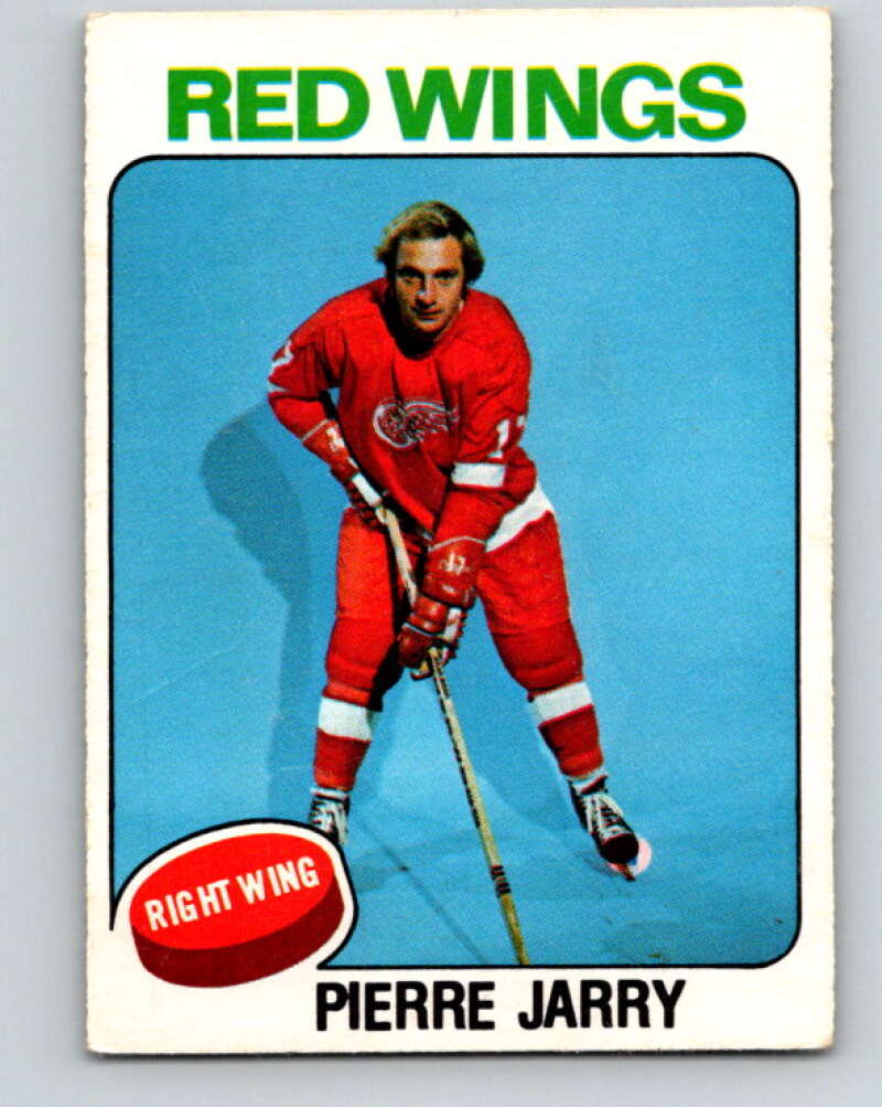 1975-76 O-Pee-Chee #359 Pierre Jarry Detroit Red Wings V6794