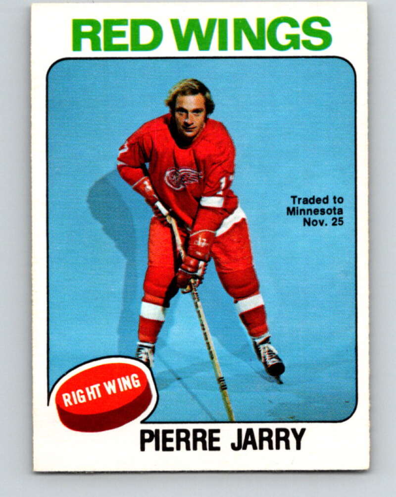 1975-76 O-Pee-Chee #359 Pierre Jarry Detroit Red Wings V6796