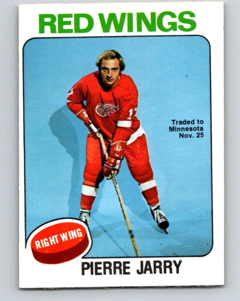 1975-76 O-Pee-Chee #359 Pierre Jarry Detroit Red Wings V6797