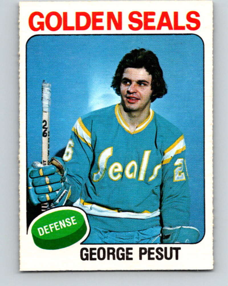 1975-76 O-Pee-Chee #360 George Pesut RC Rookie California Golden Seals V6799