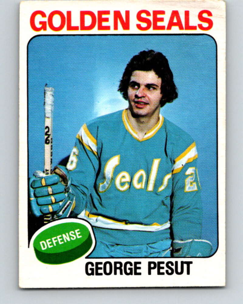 1975-76 O-Pee-Chee #360 George Pesut RC Rookie California Golden Seals V6800