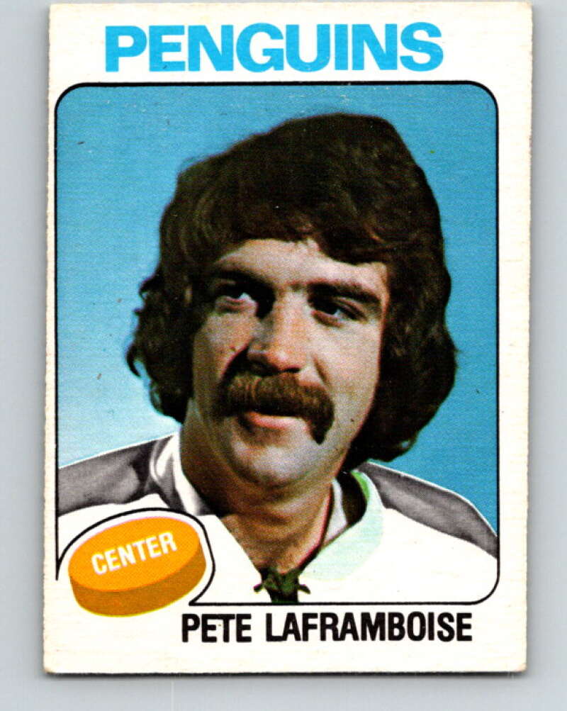 1975-76 O-Pee-Chee #364 Pete Laframboise Pittsburgh Penguins V6815
