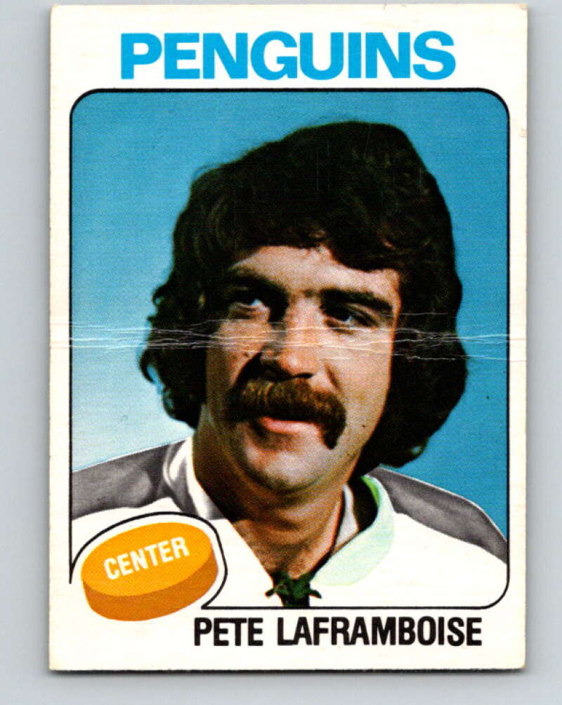 1975-76 O-Pee-Chee #364 Pete Laframboise Pittsburgh Penguins V6816