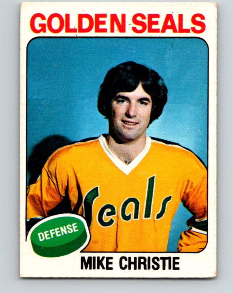 1975-76 O-Pee-Chee #366 Mike Christie California Golden Seals V6819