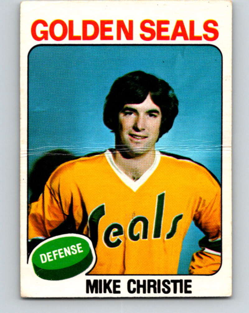 1975-76 O-Pee-Chee #366 Mike Christie California Golden Seals V6820