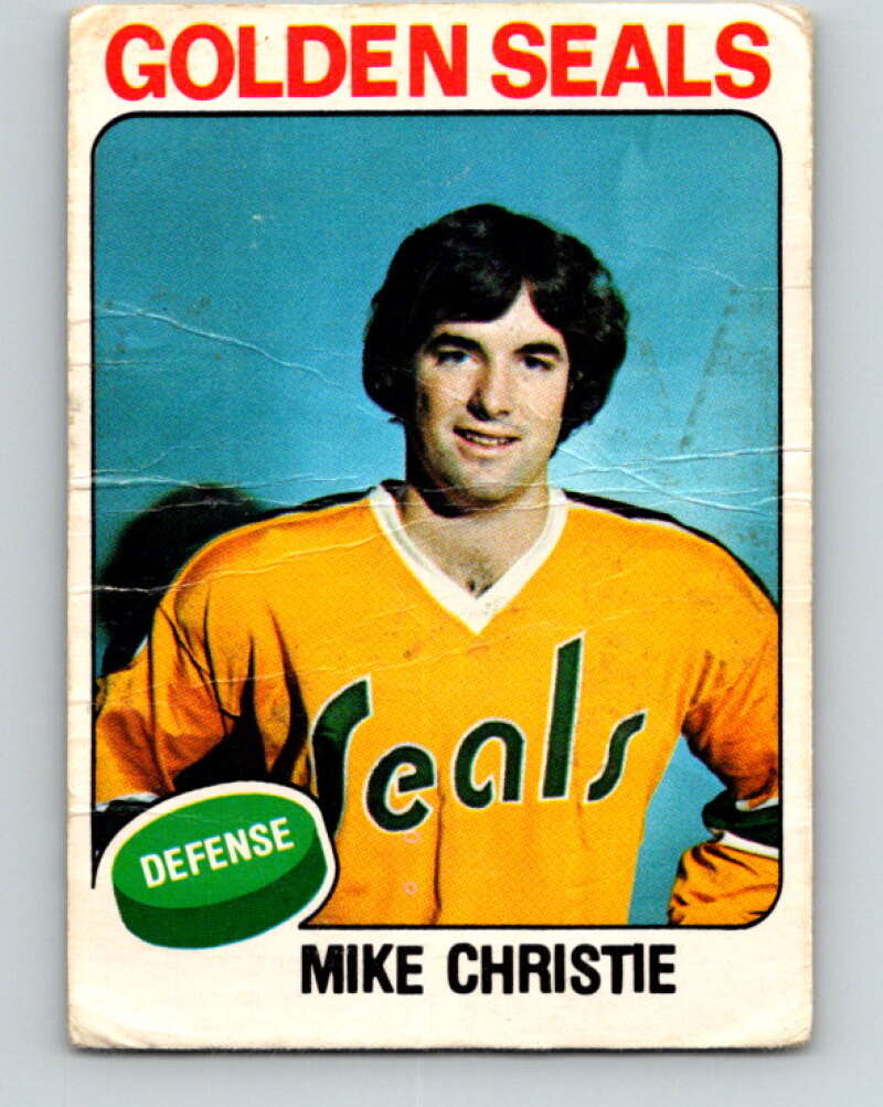 1975-76 O-Pee-Chee #366 Mike Christie California Golden Seals V6821