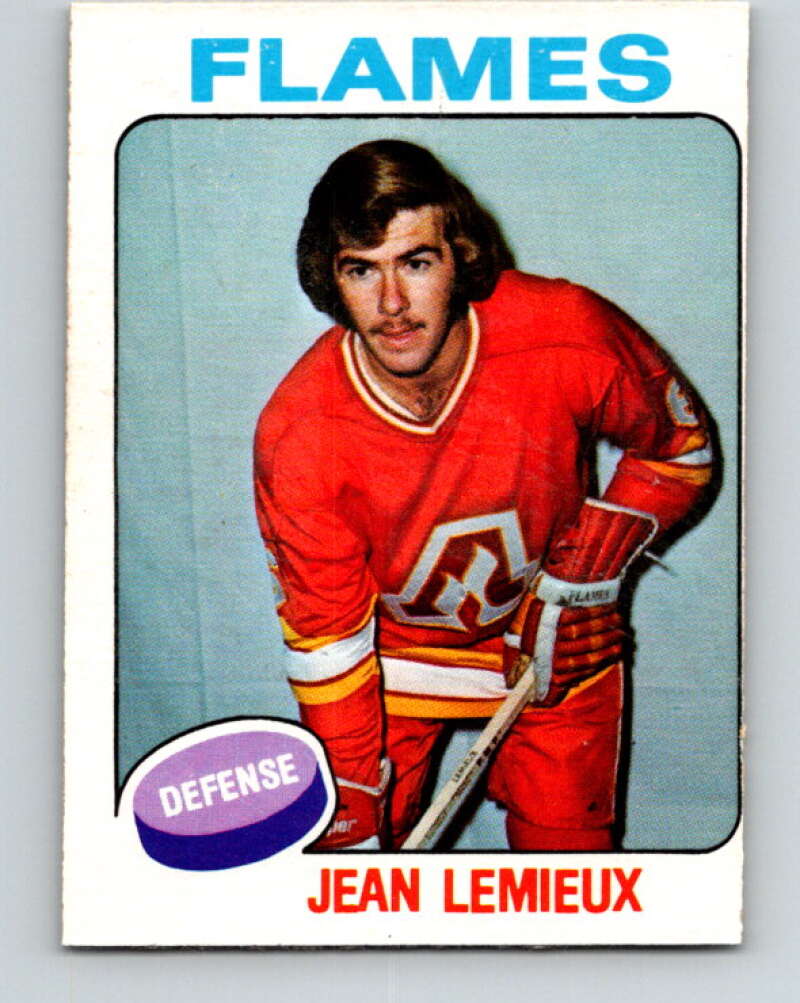 1975-76 O-Pee-Chee #367 Jean Lemieux RC Rookie Atlanta Flames V6822