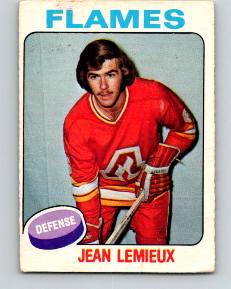 1975-76 O-Pee-Chee #367 Jean Lemieux RC Rookie Atlanta Flames V6824