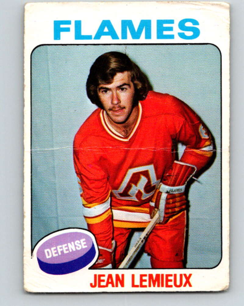 1975-76 O-Pee-Chee #367 Jean Lemieux RC Rookie Atlanta Flames V6825