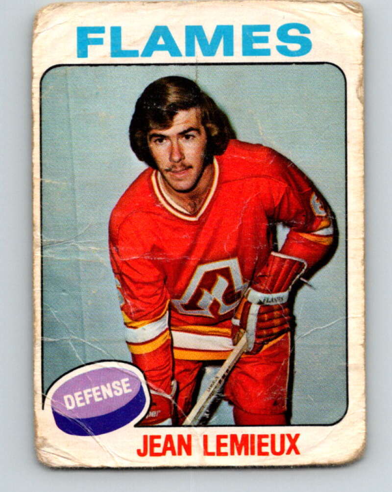 1975-76 O-Pee-Chee #367 Jean Lemieux RC Rookie Atlanta Flames V6826