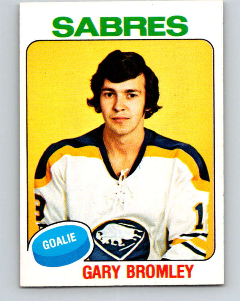 1975-76 O-Pee-Chee #368 Gary Bromley Buffalo Sabres V6827
