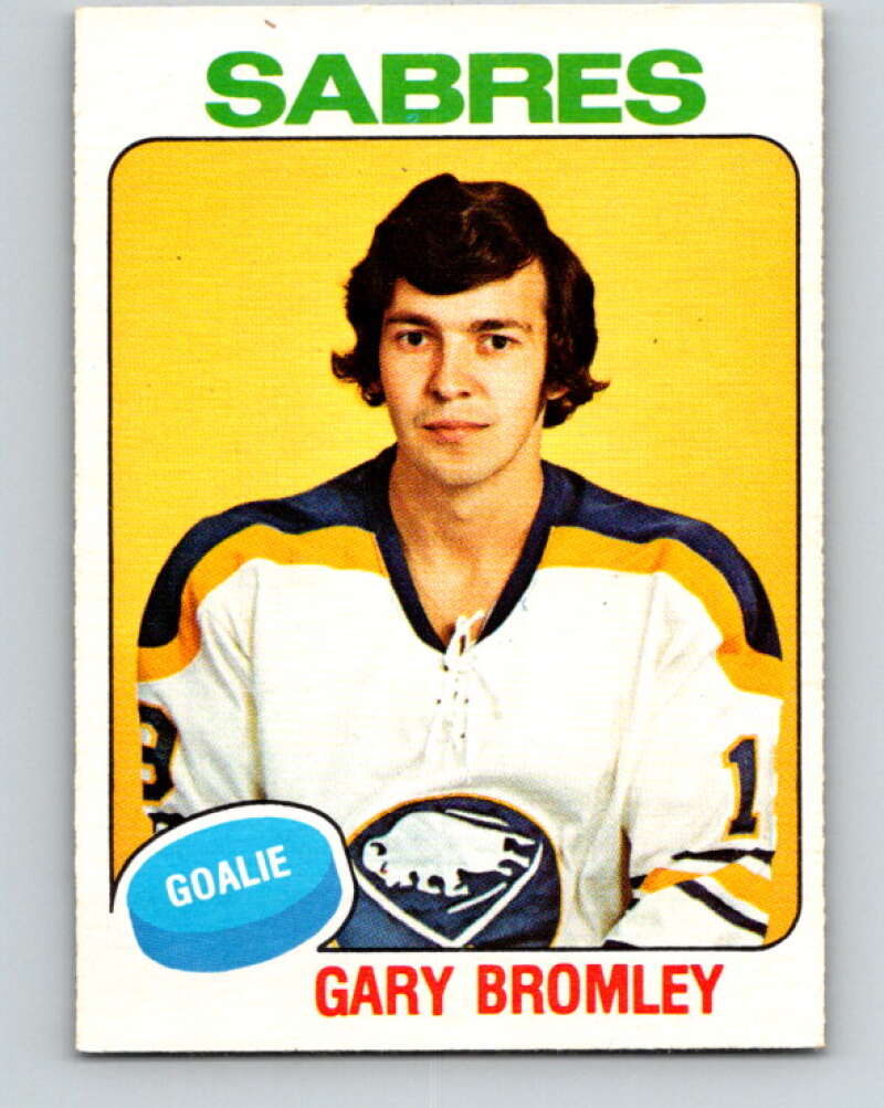 1975-76 O-Pee-Chee #368 Gary Bromley Buffalo Sabres V6829