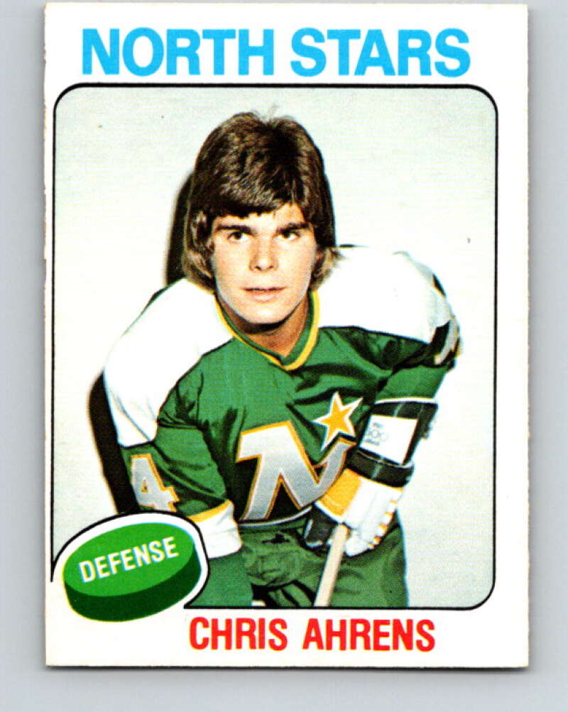 1975-76 O-Pee-Chee #371 Chris Ahrens Minnesota North Stars V6839