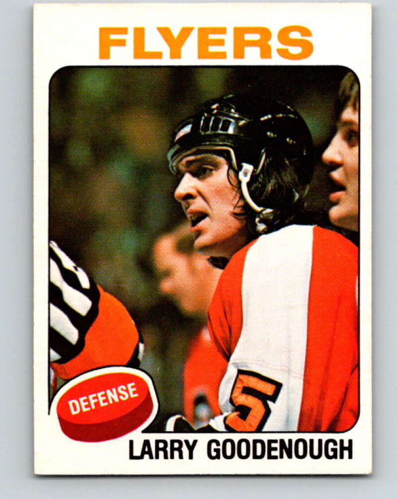 1975-76 O-Pee-Chee #373 Larry Goodenough RC Rookie Philadelphia Flyers V6847