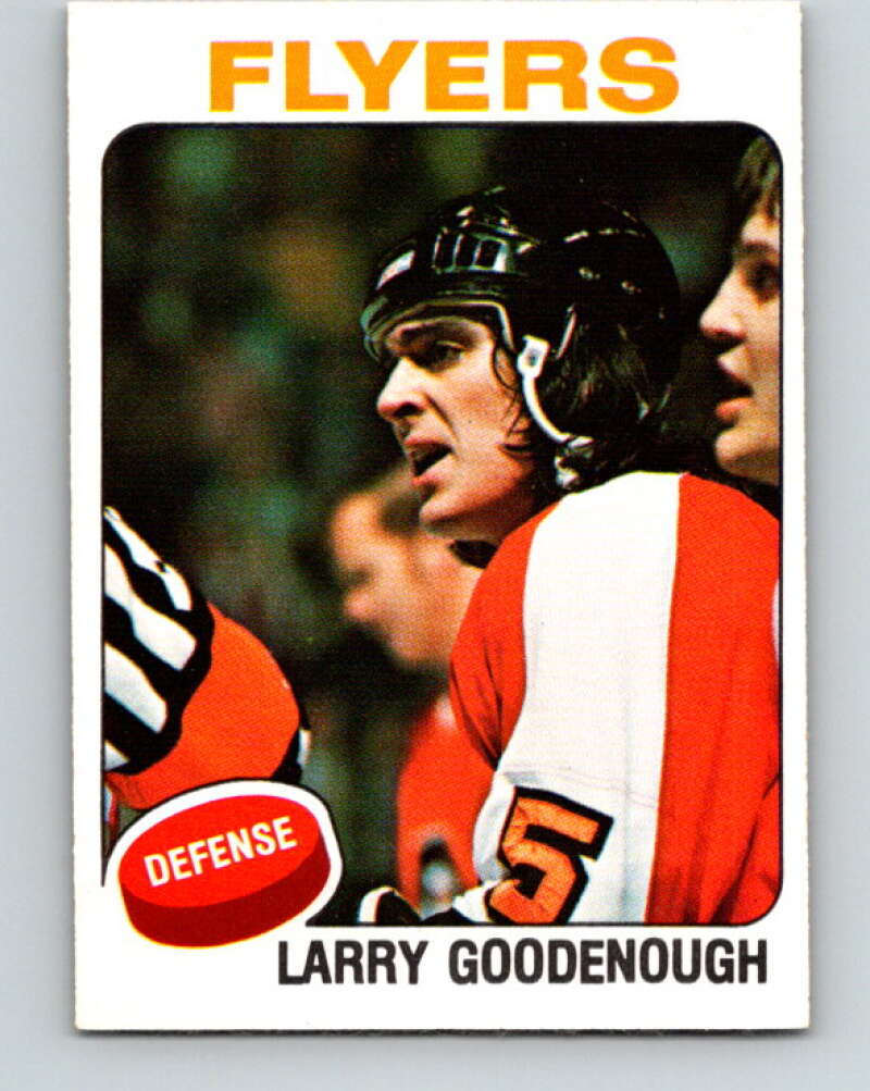 1975-76 O-Pee-Chee #373 Larry Goodenough RC Rookie Philadelphia Flyers V6848