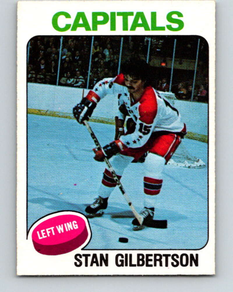 1975-76 O-Pee-Chee #382 Stan Gilbertson UER Washington Capitals V6881