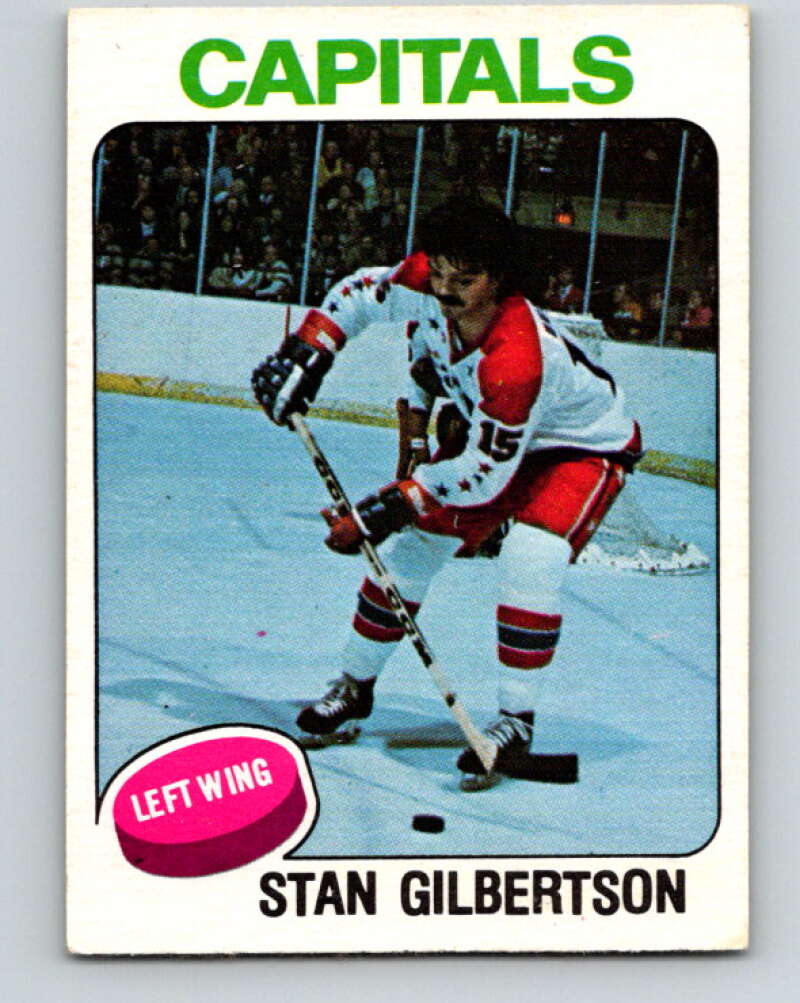 1975-76 O-Pee-Chee #382 Stan Gilbertson UER Washington Capitals V6882