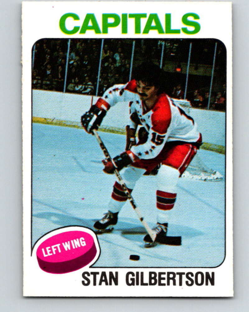 1975-76 O-Pee-Chee #382 Stan Gilbertson UER Washington Capitals V6886