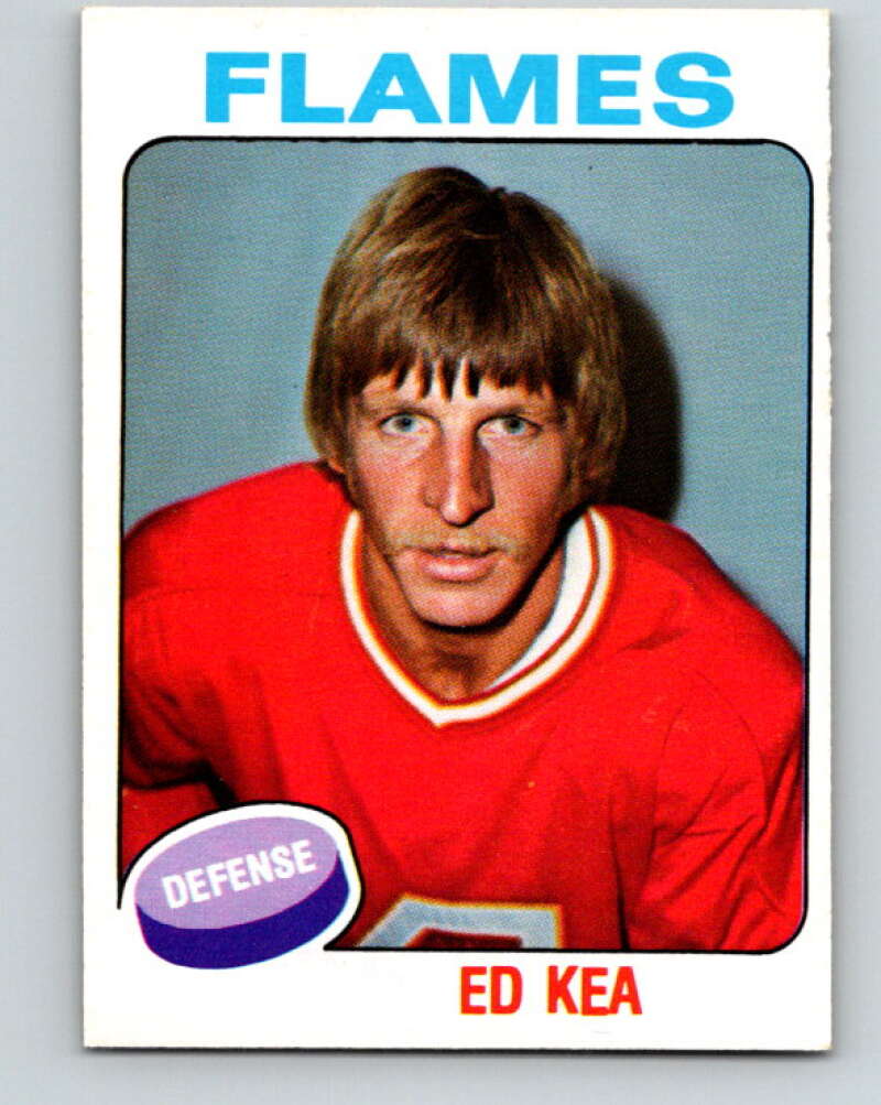 1975-76 O-Pee-Chee #383 Ed Kea RC Rookie Atlanta Flames V6887