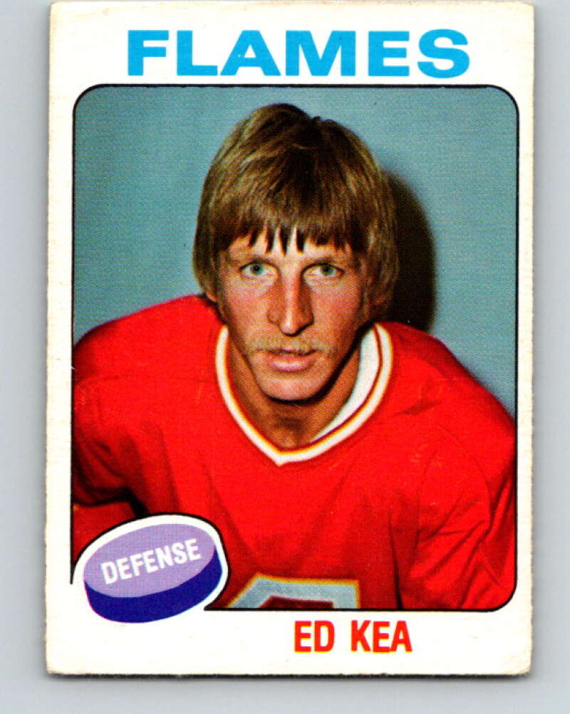 1975-76 O-Pee-Chee #383 Ed Kea RC Rookie Atlanta Flames V6888