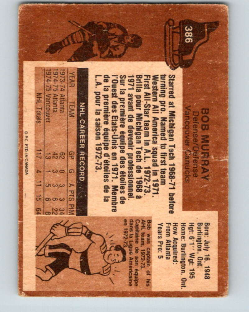 1975-76 O-Pee-Chee #387 Andre St. Laurent RC Rookie New York Islanders V6899