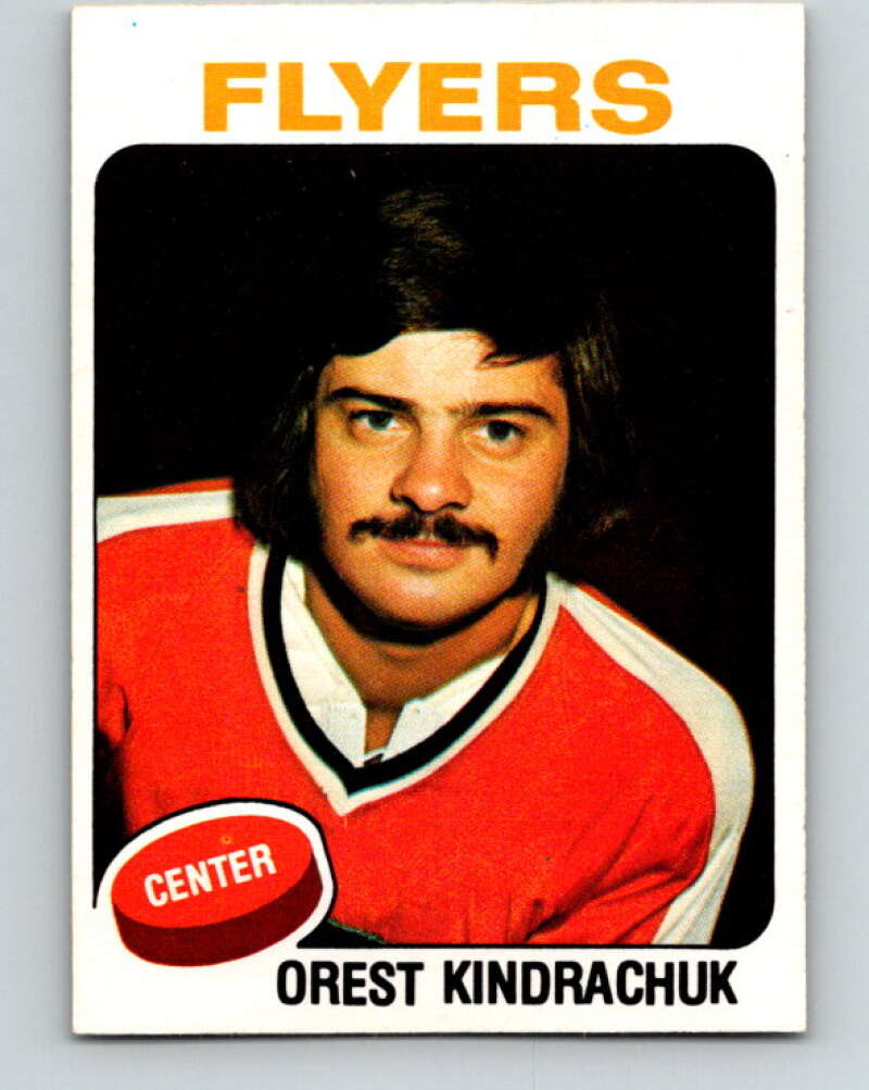1975-76 O-Pee-Chee #389 Orest Kindrachuk Philadelphia Flyers V6903