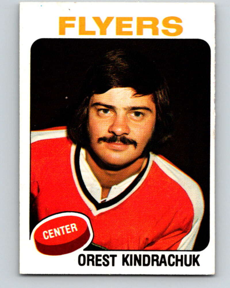 1975-76 O-Pee-Chee #389 Orest Kindrachuk Philadelphia Flyers V6905