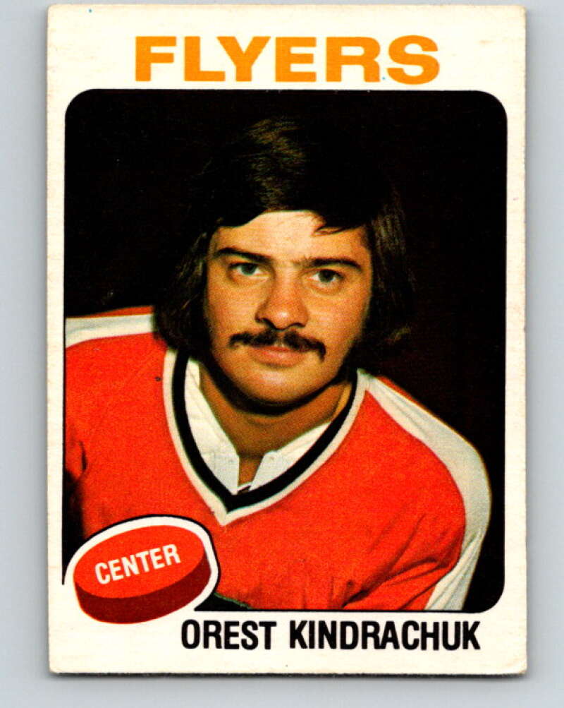 1975-76 O-Pee-Chee #389 Orest Kindrachuk Philadelphia Flyers V6906
