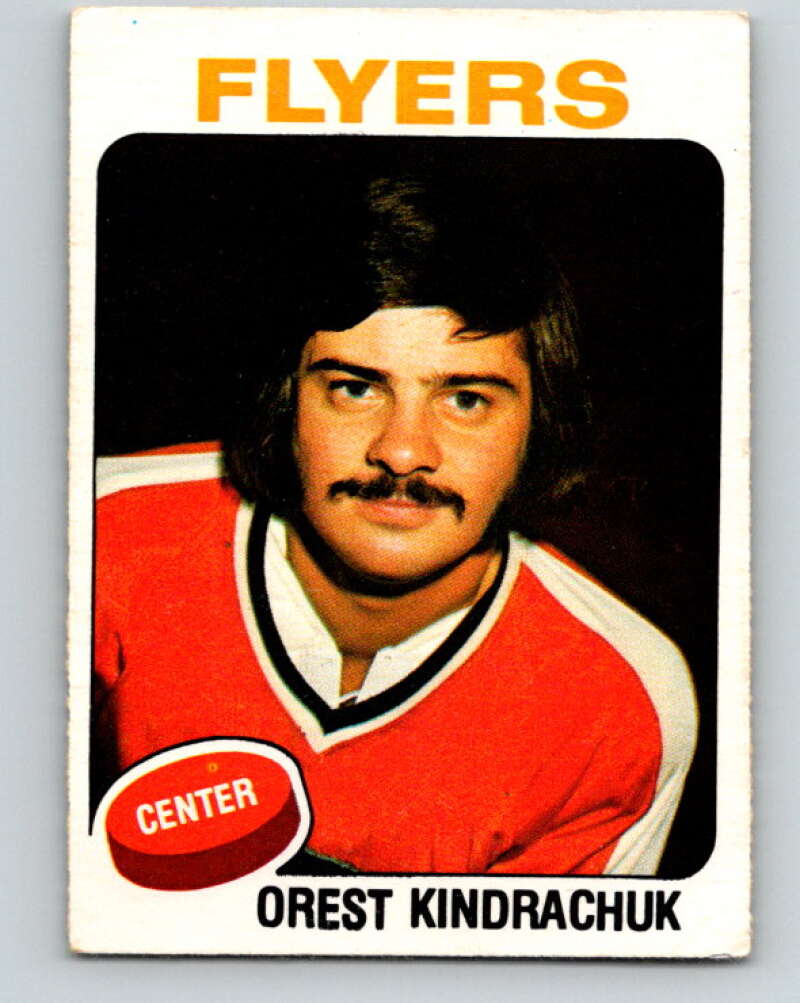 1975-76 O-Pee-Chee #389 Orest Kindrachuk Philadelphia Flyers V6907